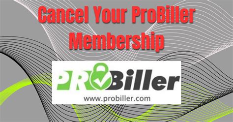 probiller cancel subscription online|How To Cancel Memberships Billed By Probiller